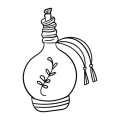 Magic Potion Cartoon. Hand Drawn Illustration Vector