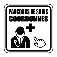 Logo parcours de soins coordonnés.