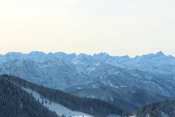Fototapeta premium Bayerische Alpen