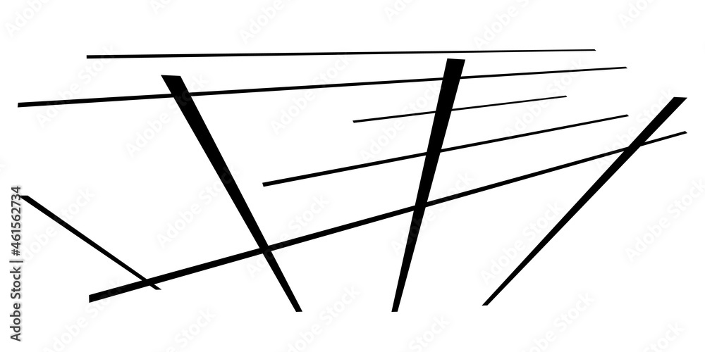 Poster 3d spatial grid, mesh, grating and lattice abstract geometric shape, element. Intersecting lines in perspective