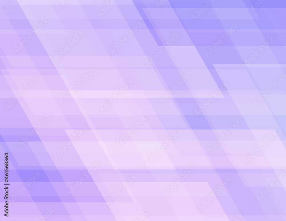 Poster Light violet background with skewed rectangles. Geometric pattern