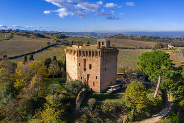 Fototapeta premium Torre di Oriolo dei Fichi