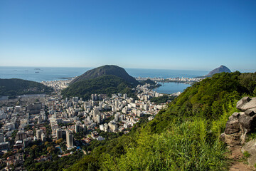 Fototapeta na wymiar Rio de Janeiro, Brazil. Rodrigo de Freitas lagoon.