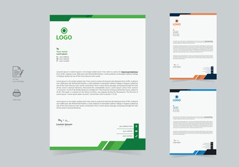 Professional Business Corporate Letterhead Design Template