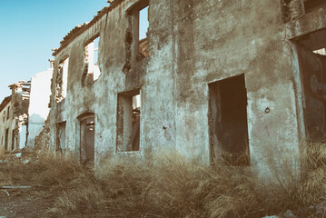 Castíl Jaén, pueblo abandonado - obrazy, fototapety, plakaty