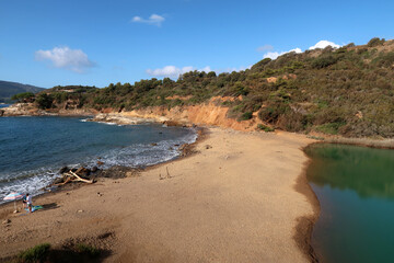 Terranera - famous mineral locality in Elba, Italy 