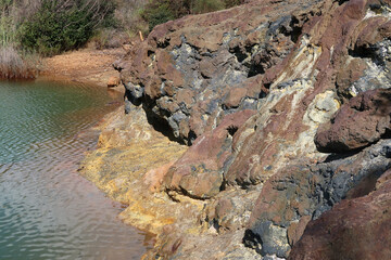 Terranera - famous mineral locality in Elba, Italy 