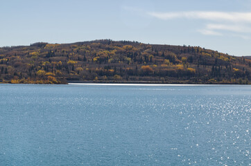 Fototapeta premium Ghost Lake on an Autumn Day
