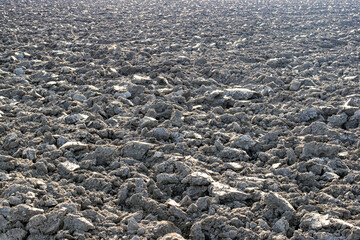 Gray soil, soil clod, dry soil, soil lump