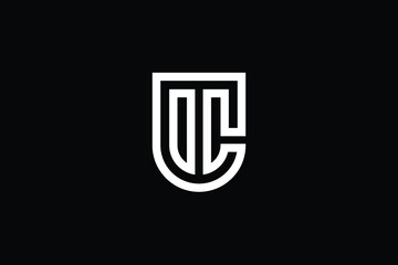 TC logo letter design on luxury background. CT logo monogram initials letter concept. TC icon logo design. CT elegant and Professional letter icon design on black background. T C CT TC