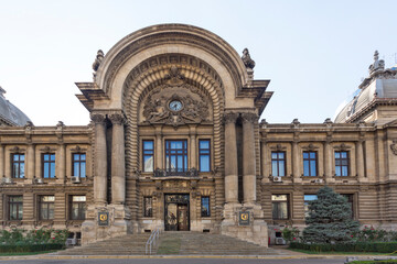 Obraz premium Palace of the Deposits and Consignments in Bucharest, Romania