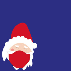 Santa Claus with mask
