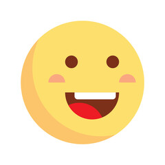 happy emoticon full color