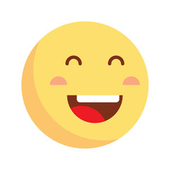 happy emoticon full color