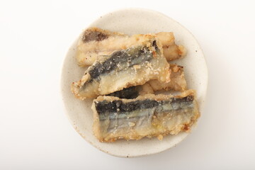 三陸産　さんまの竜田揚げ