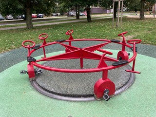 children playground in park