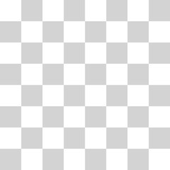 Checkerboard 8 by 8. Light grey and White colors of checkerboard. Chessboard, checkerboard texture. Squares pattern. Background.