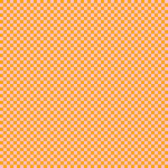 Checkerboard with very small squares. Pink and Orange colors of checkerboard. Chessboard, checkerboard texture. Squares pattern. Background.