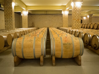 barrels of wine