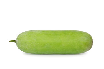 Winter melon isolated on white background.
