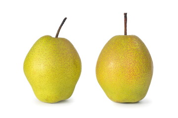 fruit of pear isolated on white background.