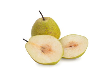 Naklejka na ściany i meble fruit of pear isolated on white background.