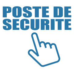 Logo poste de sécurité.
