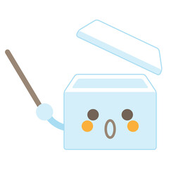 指示棒発泡スチロール驚く