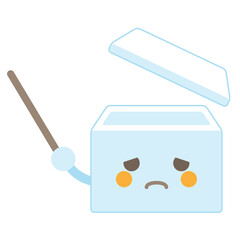 指示棒発泡スチロール悲しむ