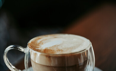 cup of cappuccino