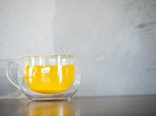 glass of orange juice