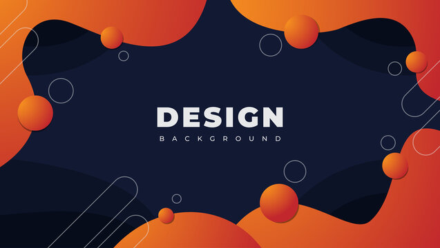 Dynamic 3D background with fluid shapes modern concept.  Dynamical colored forms and line. Gradient abstract banners with flowing liquid shapes. Fit for presentation design. website, basis for banners