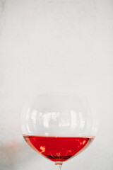 glass of red wine