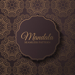 luxury dark seamless pattern background