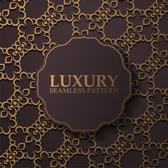 luxury dark seamless pattern background