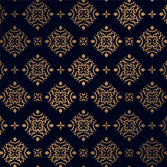 luxury dark seamless pattern background