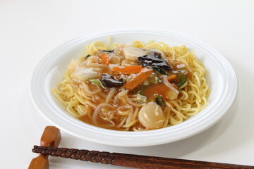 五目あんかけ焼きそば