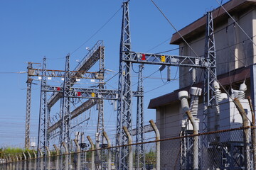 電車の配電所