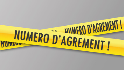 Logo numéro d'agrément.