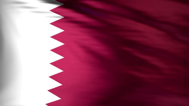 Flag loop of Qatar