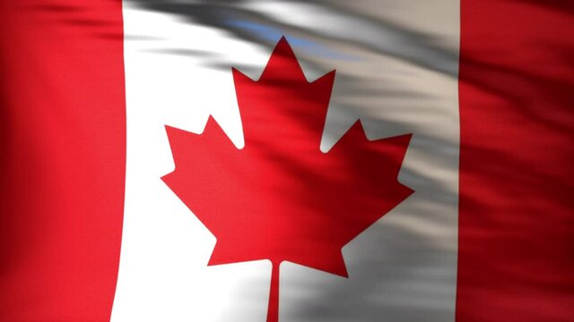 Flag loop of Canada
