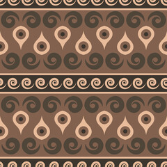 seamless ethnic pattern design abstract.