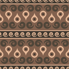seamless ethnic pattern design abstract.