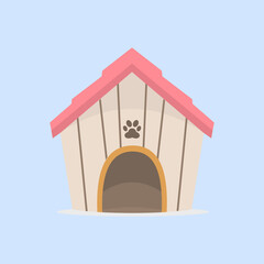 dog house pet logo mascot template