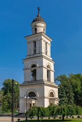 Bell tower in Chisinau, Moldova