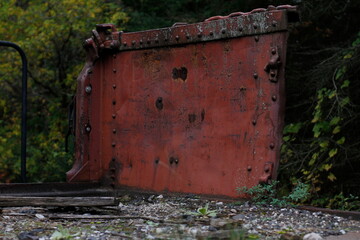 old abandoned train
