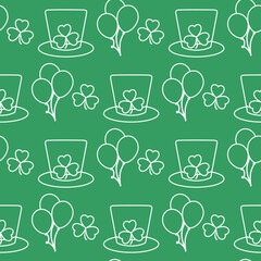 Vector Pattern St. Patrick's Day Ireland Irish