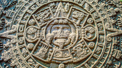 Aztec monolit  - obrazy, fototapety, plakaty