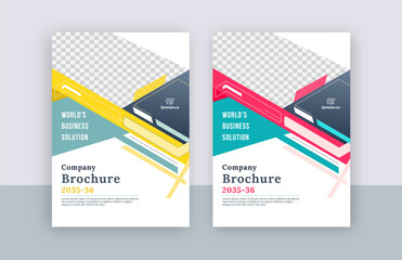 Modern Brochure Cover Template Design