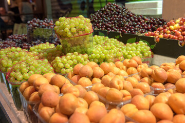 Fruit market in Mahane Yehuda, Jerusalem, Israel
